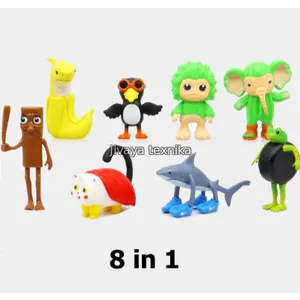 Итальянские мемы 8шт набор пластик 5-8см